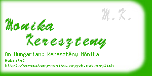monika kereszteny business card